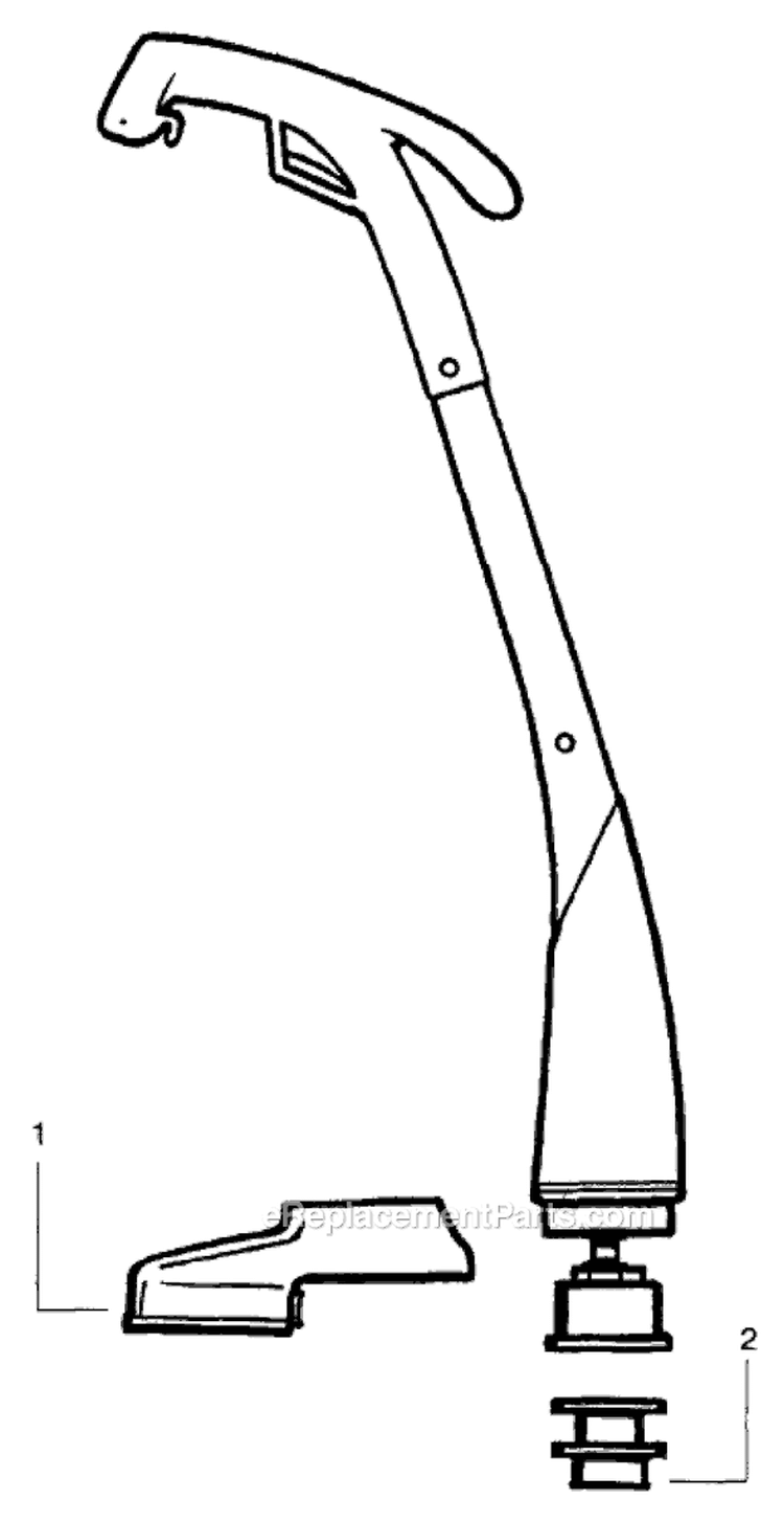 Page A Diagram and Parts List for EL8  Weed Eater Trimmer